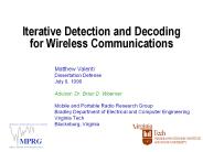 Iterative Detection and Decoding for Wireless Communications