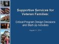 Supportive Services for Veteran Families: PowerPoint PPT Presentation