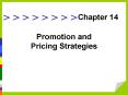 Promotion and Pricing Strategies PowerPoint PPT Presentation