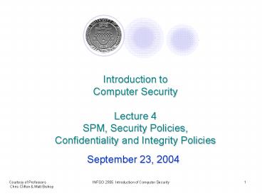 Courtesy of Professors