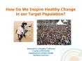 How Do We Inspire Healthy Change in our Target Population? PowerPoint PPT Presentation