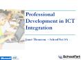Professional Development in ICT Integration Janet Thomson - SchoolNet SA PowerPoint PPT Presentation