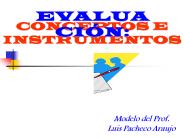 CONCEPTOS E INSTRUMENTOS