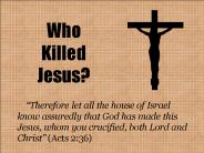 Who Killed Jesus?