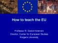 How to teach the EU PowerPoint PPT Presentation