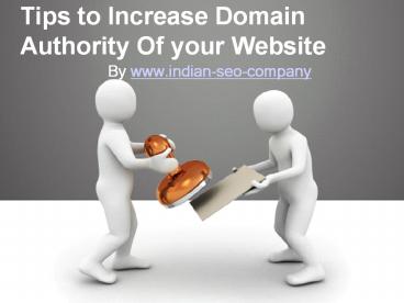 Tips to Increase Domain Authority Of your Website