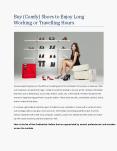 Buy (Comfy) Shoes to Enjoy Long Working or Travelling Hours