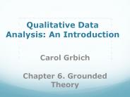 Qualitative Data Analysis: An Introduction