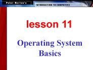 Operating System Basics