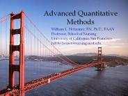 Advanced Quantitative Methods