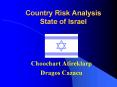 Country Risk Analysis State of Israel PowerPoint PPT Presentation