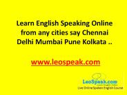 Online Spoken English Training