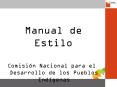 Manual de Estilo PowerPoint PPT Presentation