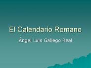 El Calendario Romano