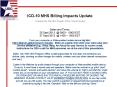 ICD-10 MHS Billing Impacts Update PowerPoint PPT Presentation