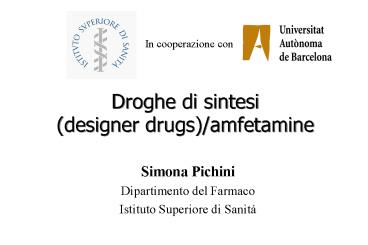 Droghe di sintesi (designer drugs)/amfetamine