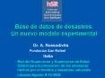 Base de datos de desastres.           Un nuevo modelo experimental PowerPoint PPT Presentation