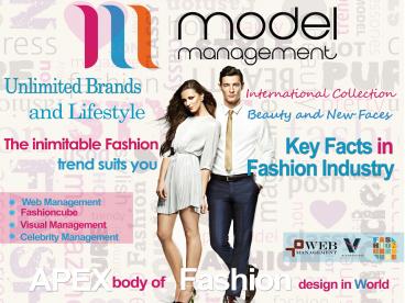Model Management - Modelling agency New Delhi