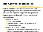 BD Activas: Motivaci
