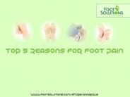 Top 5 reasons for Foot Pain