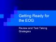 Getting Ready for the EOG PowerPoint PPT Presentation