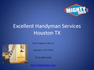 Excellent Handyman Services Houston TX