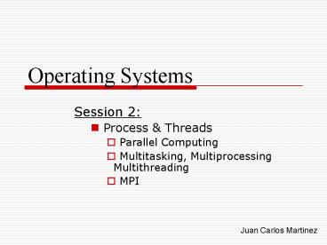 Operating Systems