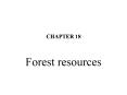 Forest resources PowerPoint PPT Presentation