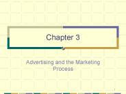 Advertising and the Marketing Process