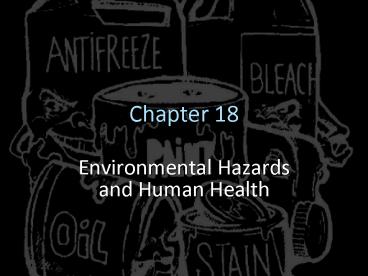 Environmental Hazards and Human Health