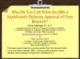 Who Do You Call When the IRB is Significantly Delaying Approval of Your Research? PowerPoint PPT Presentation