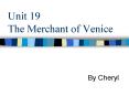 Unit 19 The Merchant of Venice PowerPoint PPT Presentation