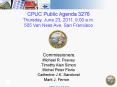 CPUC Public Agenda 3276 Thursday, June 23, 2011, 9:00 a.m. 505 Van Ness Ave, San Francisco PowerPoint PPT Presentation