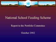 National School Feeding Scheme