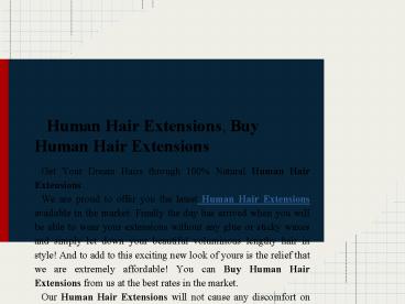 Human Hair Extensions, Buy Human Hair Extensions