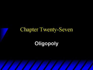 Chapter Twenty-Seven