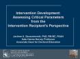 Intervention Development: PowerPoint PPT Presentation