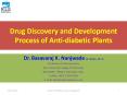 Drug Discovery and Development Process of Anti-diabetic Plants PowerPoint PPT Presentation