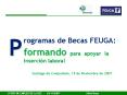 rogramas de Becas FEUGA: PowerPoint PPT Presentation