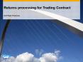 Returns processing for Trading Contract PowerPoint PPT Presentation
