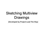 Sketching Multiview Drawings