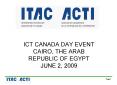 ICT CANADA DAY EVENT PowerPoint PPT Presentation