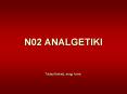 N02 ANALGETIKI PowerPoint PPT Presentation
