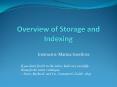 Overview of Storage and Indexing PowerPoint PPT Presentation