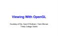 Viewing With OpenGL PowerPoint PPT Presentation