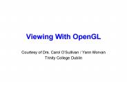 Viewing With OpenGL