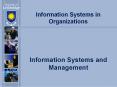 Information Systems in Organizations PowerPoint PPT Presentation