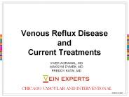 Venous Reflux Disease and Current Treatments