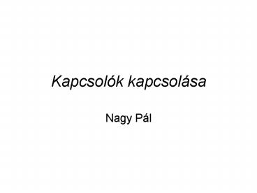 Kapcsol