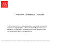 Overview of Internal Controls PowerPoint PPT Presentation